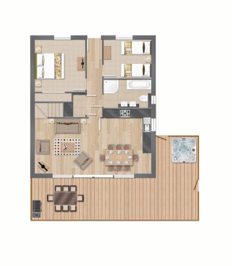 Holiday home Trevone House With Hot Tub On Retallack Padstow